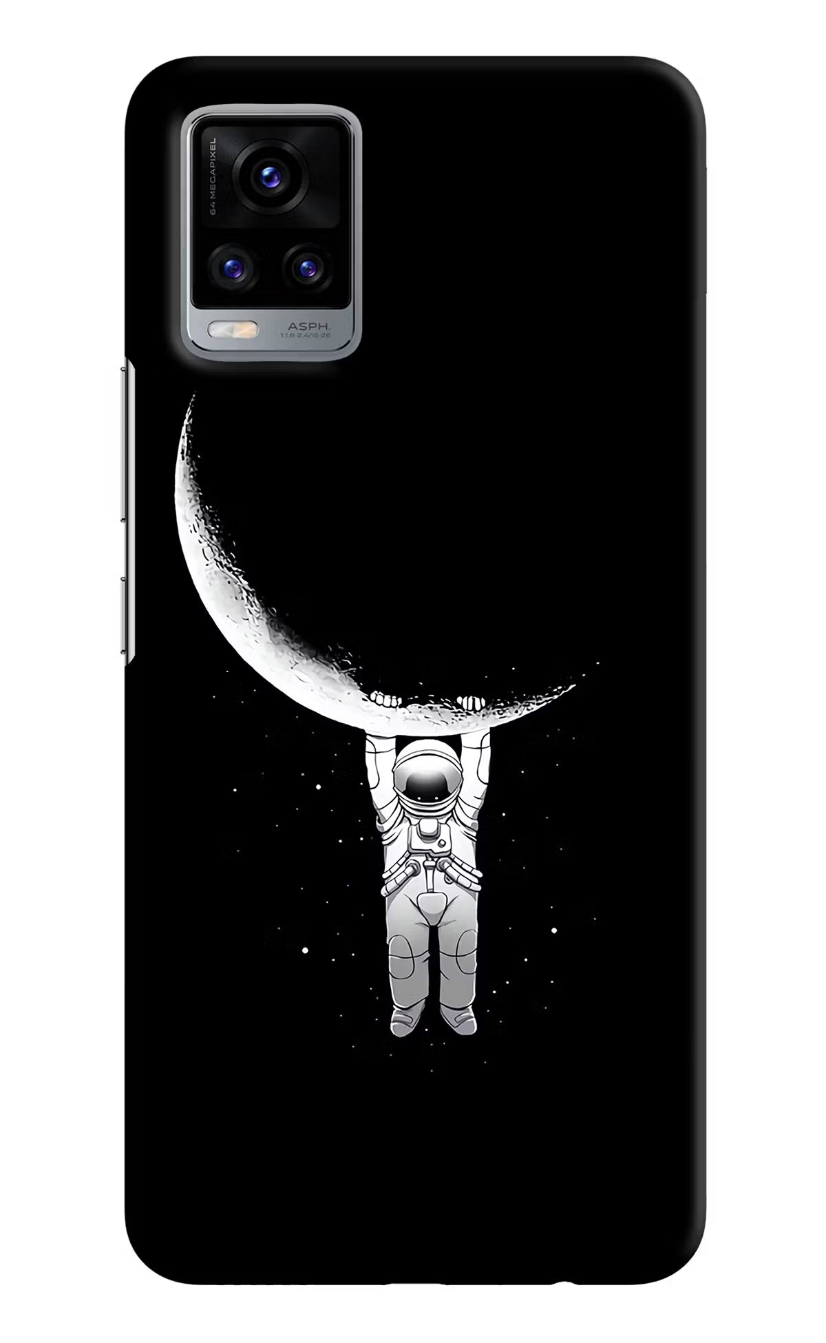 Moon Space Vivo V20 Hard Case Back Cover by Casekaro