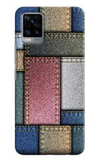 Multicolor Jeans Vivo V20 Hard Case Back Cover by Casekaro