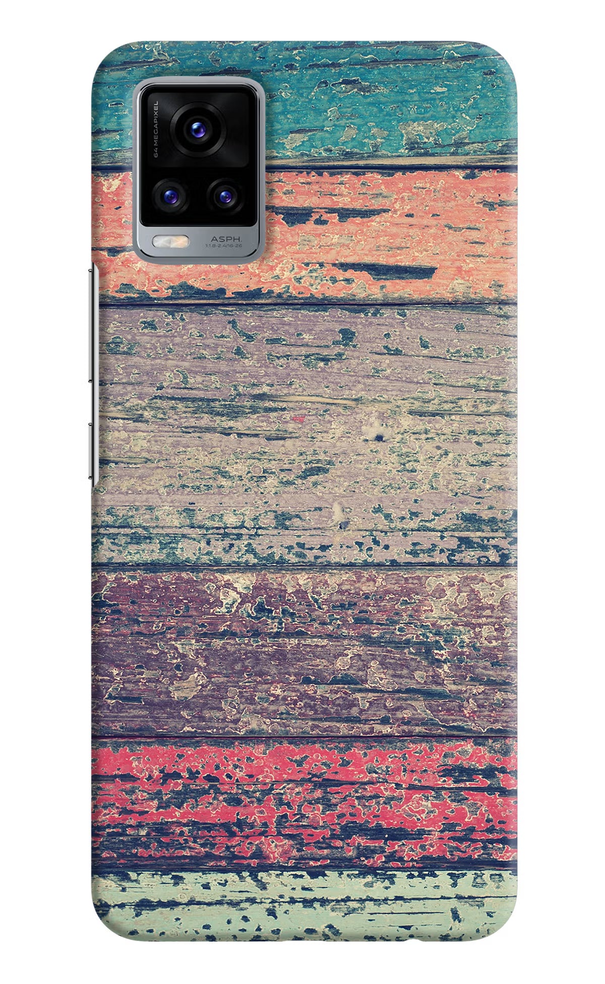 Colourful Wall Vivo V20 Hard Case Back Cover by Casekaro