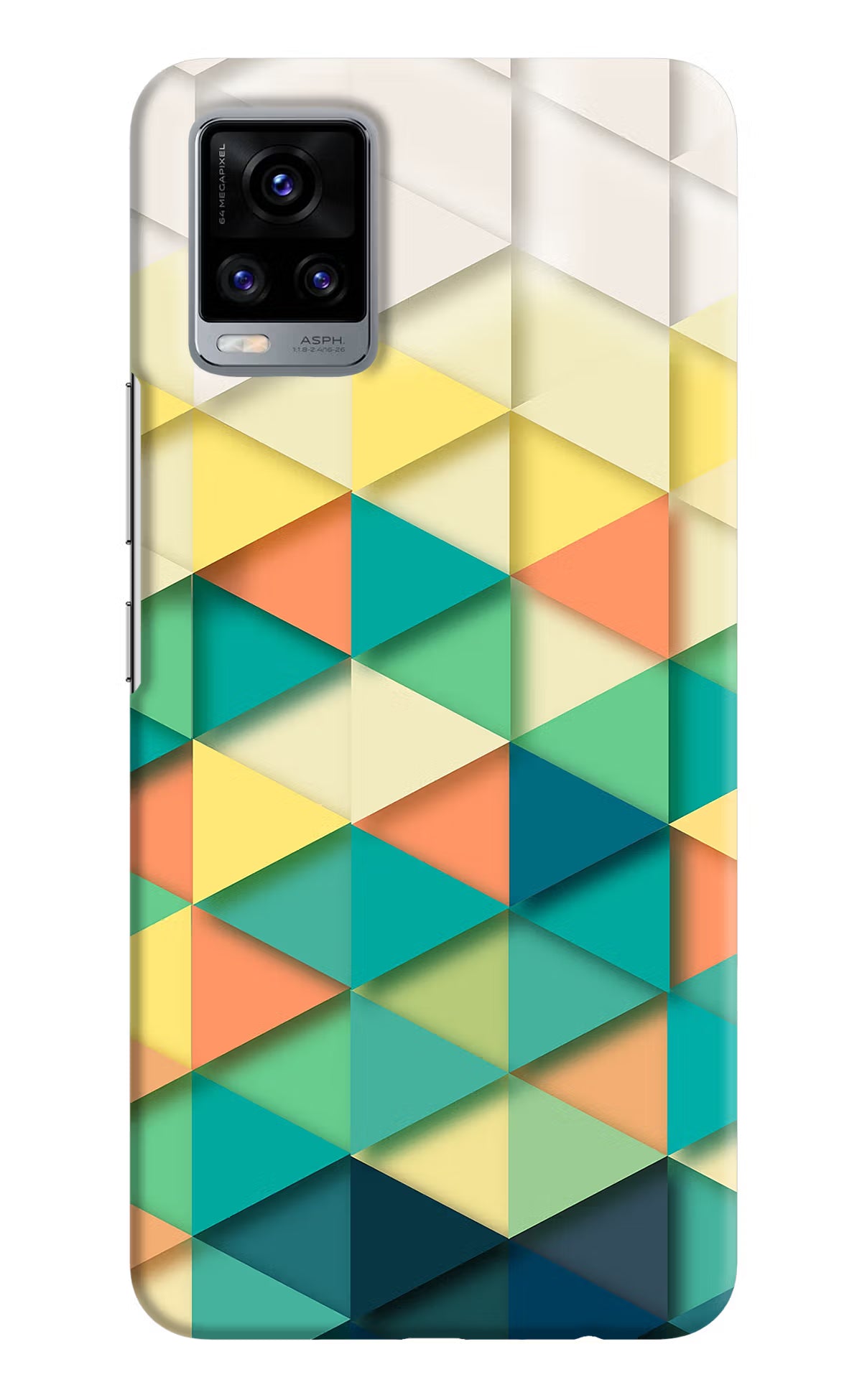 Abstract Vivo V20 Hard Case Back Cover by Casekaro