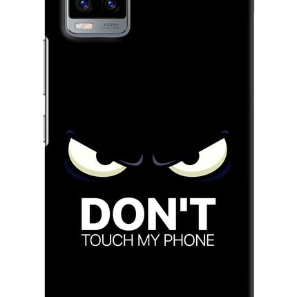 Don'T Touch My Phone Vivo V20 Hard Case Back Cover by Casekaro