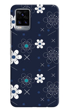 Flowers Vivo V20 Hard Case Back Cover by Casekaro
