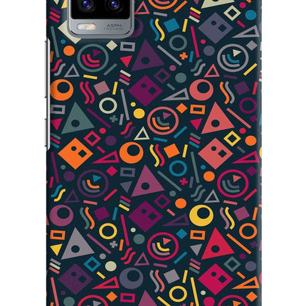 Geometric Abstract Vivo V20 Hard Case Back Cover by Casekaro