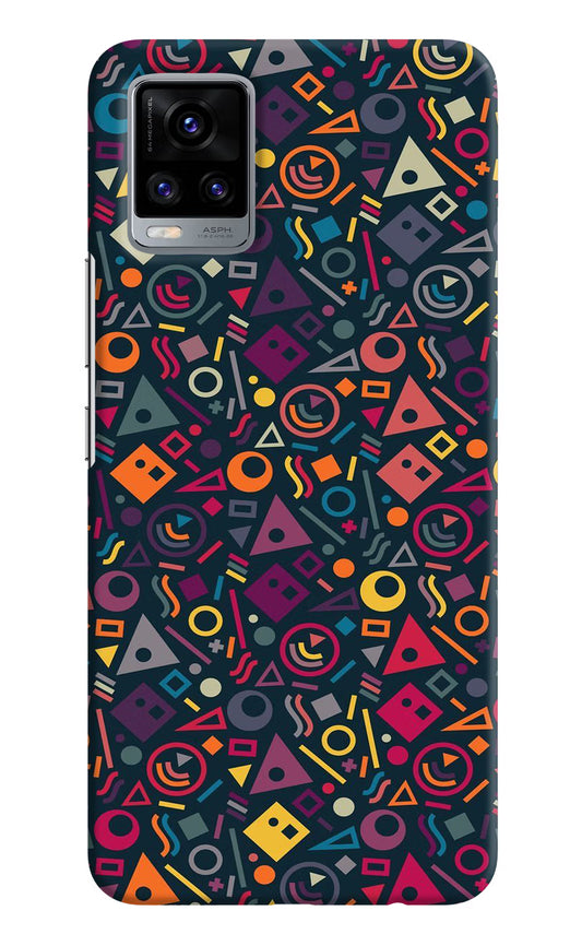 Geometric Abstract Vivo V20 Hard Case Back Cover by Casekaro