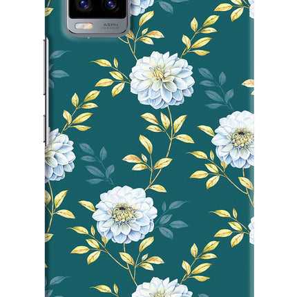 Flowers Vivo V20 Hard Case Back Cover by Casekaro