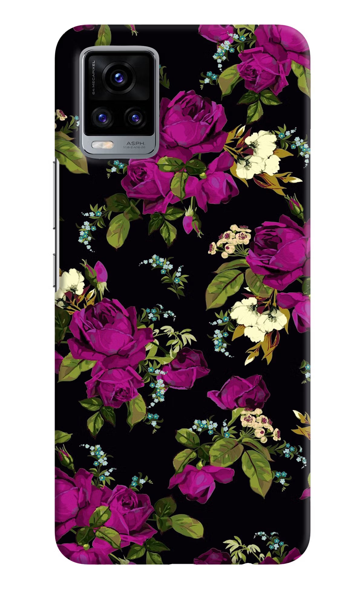 Flowers Vivo V20 Hard Case Back Cover by Casekaro