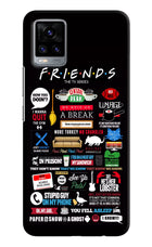 FRIENDS Vivo V20 Hard Case Back Cover by Casekaro