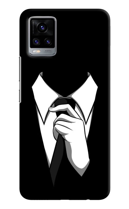 Black Tie Vivo V20 Hard Case Back Cover by Casekaro