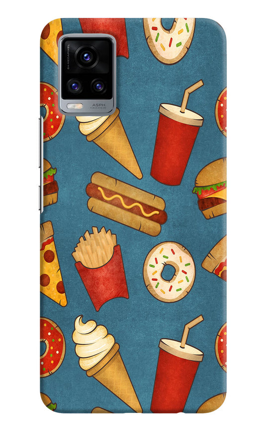 Foodie Vivo V20 Hard Case Back Cover by Casekaro
