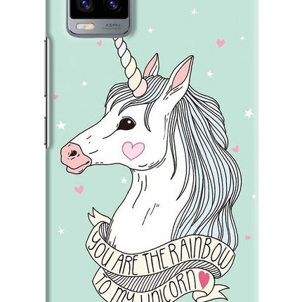 Unicorn Wallpaper Vivo V20 Hard Case Back Cover by Casekaro
