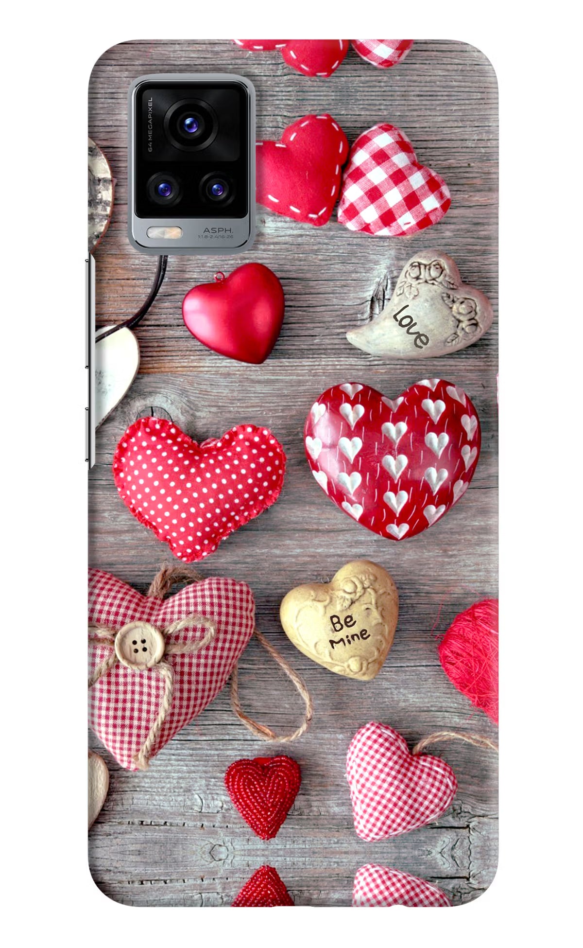 Love Wallpaper Vivo V20 Hard Case Back Cover by Casekaro