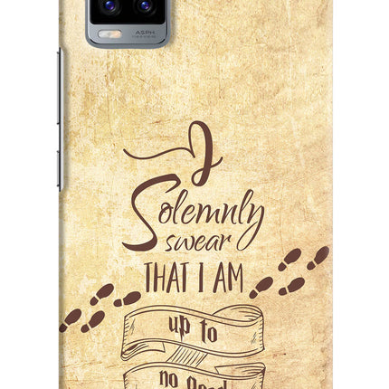 I Solemnly swear that i up to no good Vivo V20 Hard Case Back Cover by Casekaro