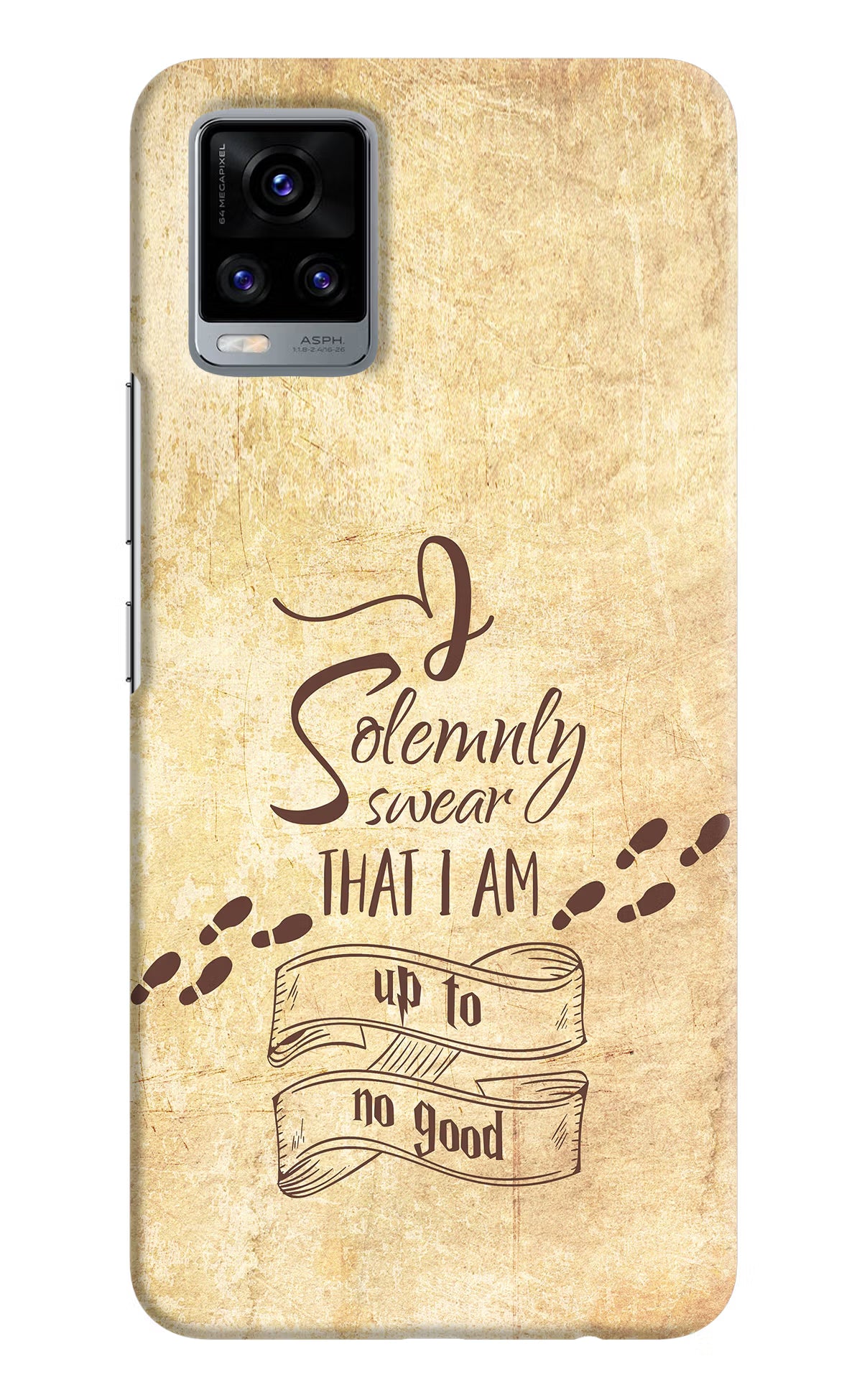 I Solemnly swear that i up to no good Vivo V20 Hard Case Back Cover by Casekaro