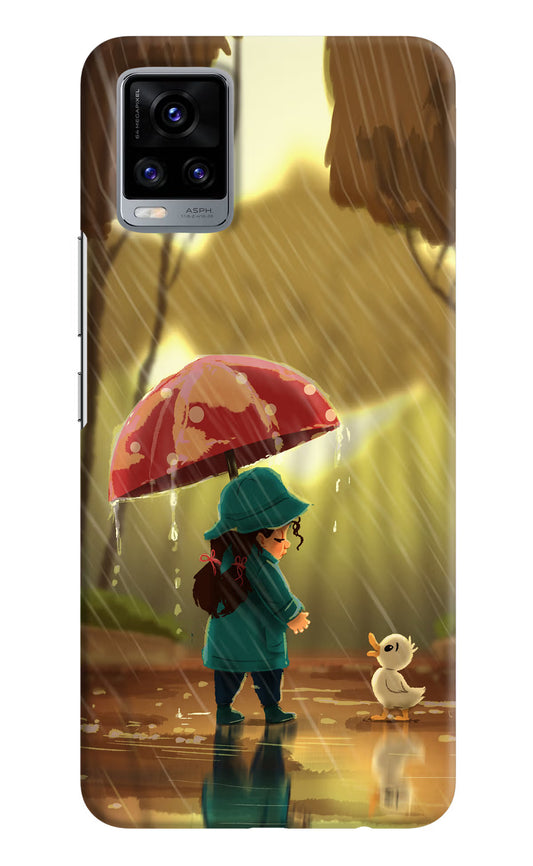 Rainy Day Vivo V20 Hard Case Back Cover by Casekaro