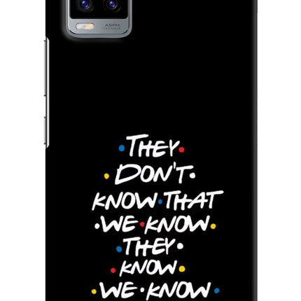 FRIENDS Dialogue Vivo V20 Hard Case Back Cover by Casekaro