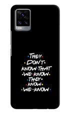 FRIENDS Dialogue Vivo V20 Hard Case Back Cover by Casekaro