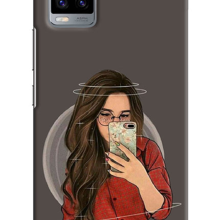 Selfie Queen Vivo V20 Hard Case Back Cover by Casekaro