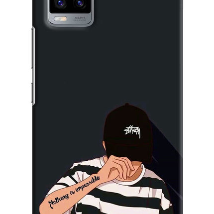 Aesthetic Boy Vivo V20 Hard Case Back Cover by Casekaro