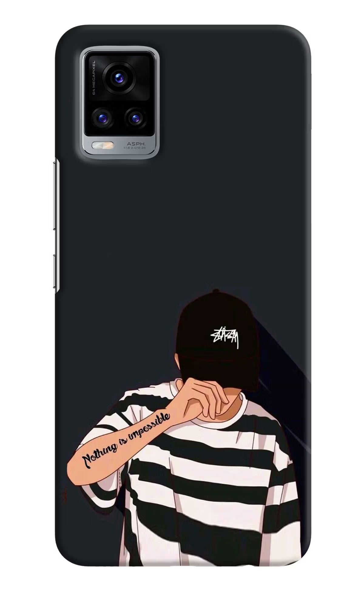 Aesthetic Boy Vivo V20 Hard Case Back Cover by Casekaro