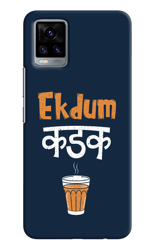 Ekdum Kadak Chai Vivo V20 Hard Case Back Cover by Casekaro