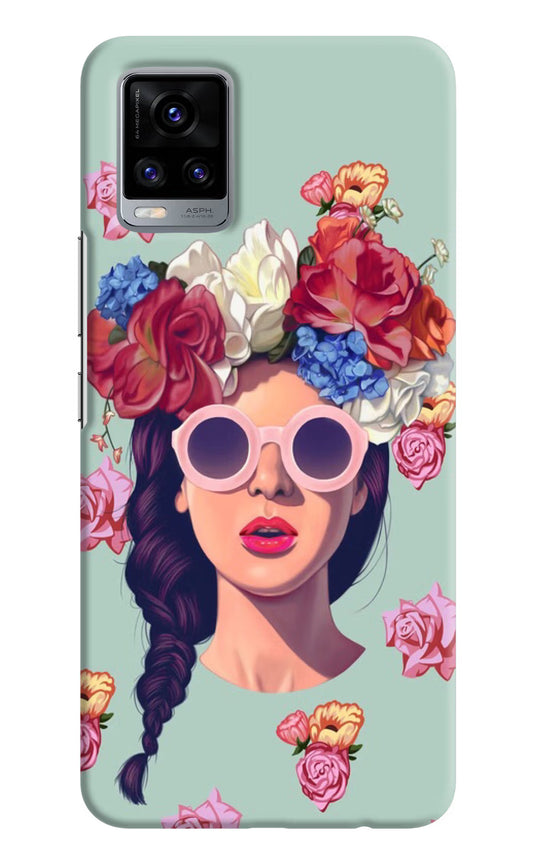 Pretty Girl Vivo V20 Hard Case Back Cover by Casekaro