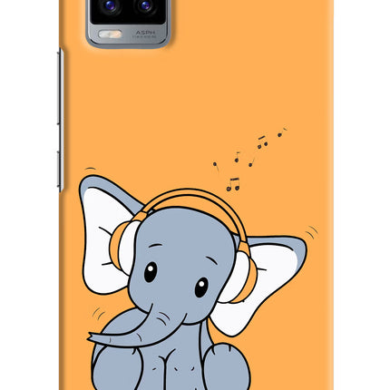 High On Music Vivo V20 Hard Case Back Cover by Casekaro