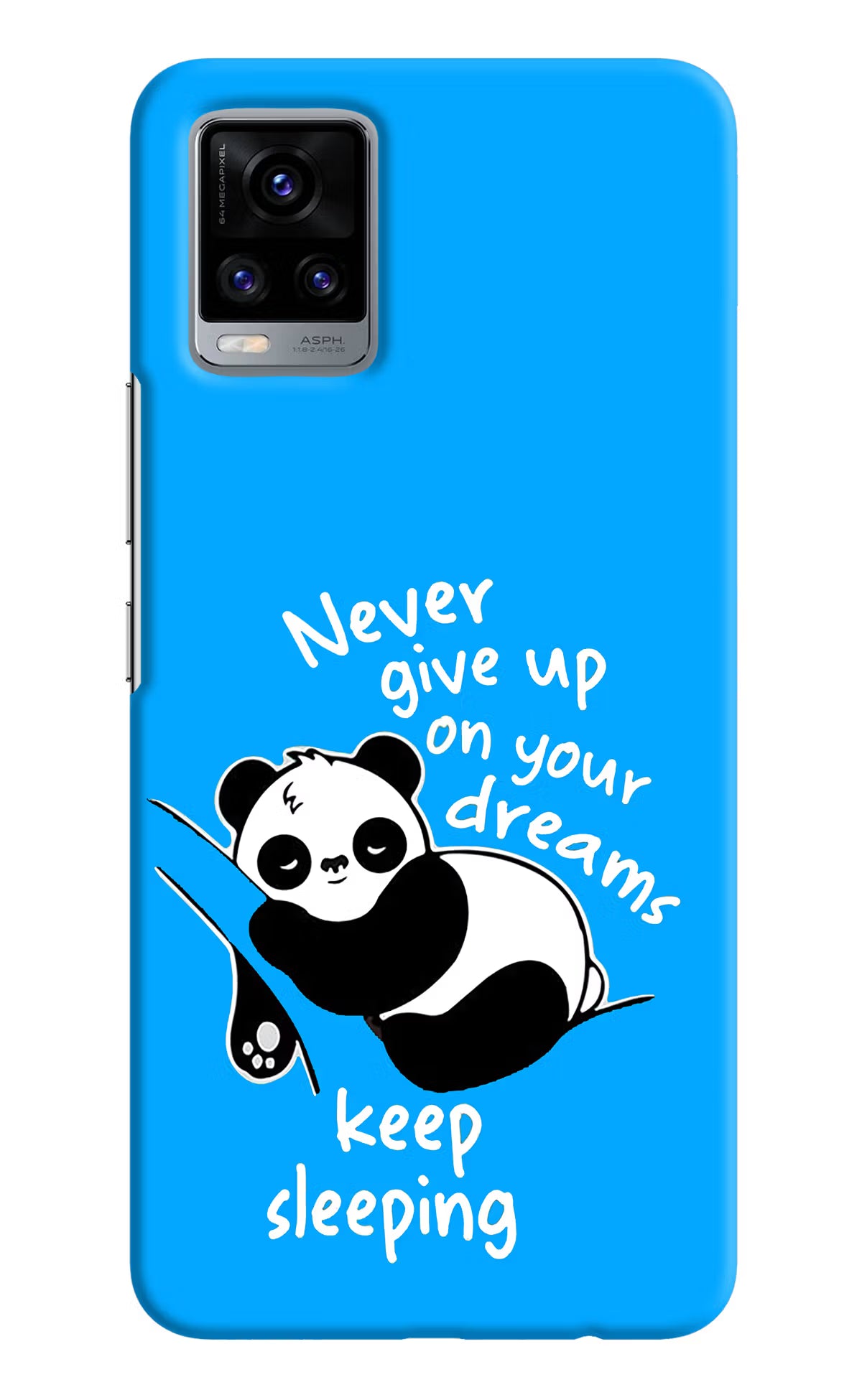 Keep Sleeping Vivo V20 Hard Case Back Cover by Casekaro