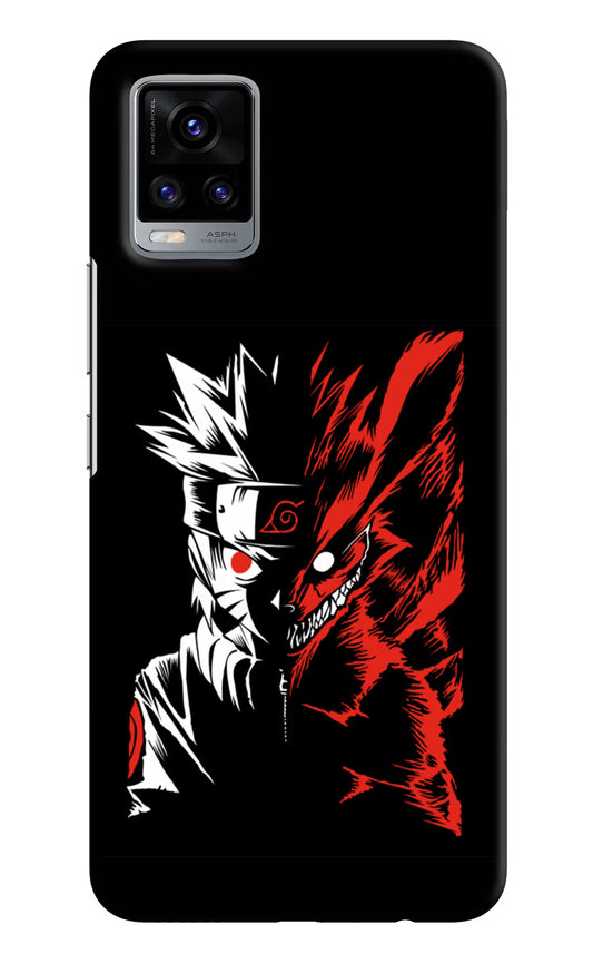 Naruto Two Face Vivo V20 Hard Case Back Cover by Casekaro