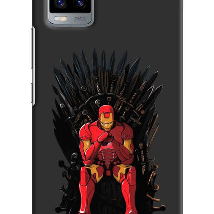 Ironman Throne Vivo V20 Hard Case Back Cover by Casekaro