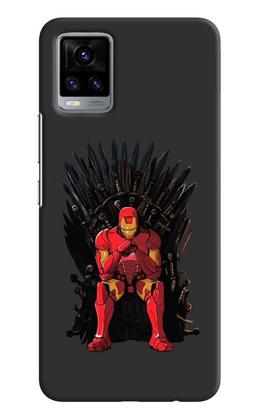 Ironman Throne Vivo V20 Hard Case Back Cover by Casekaro