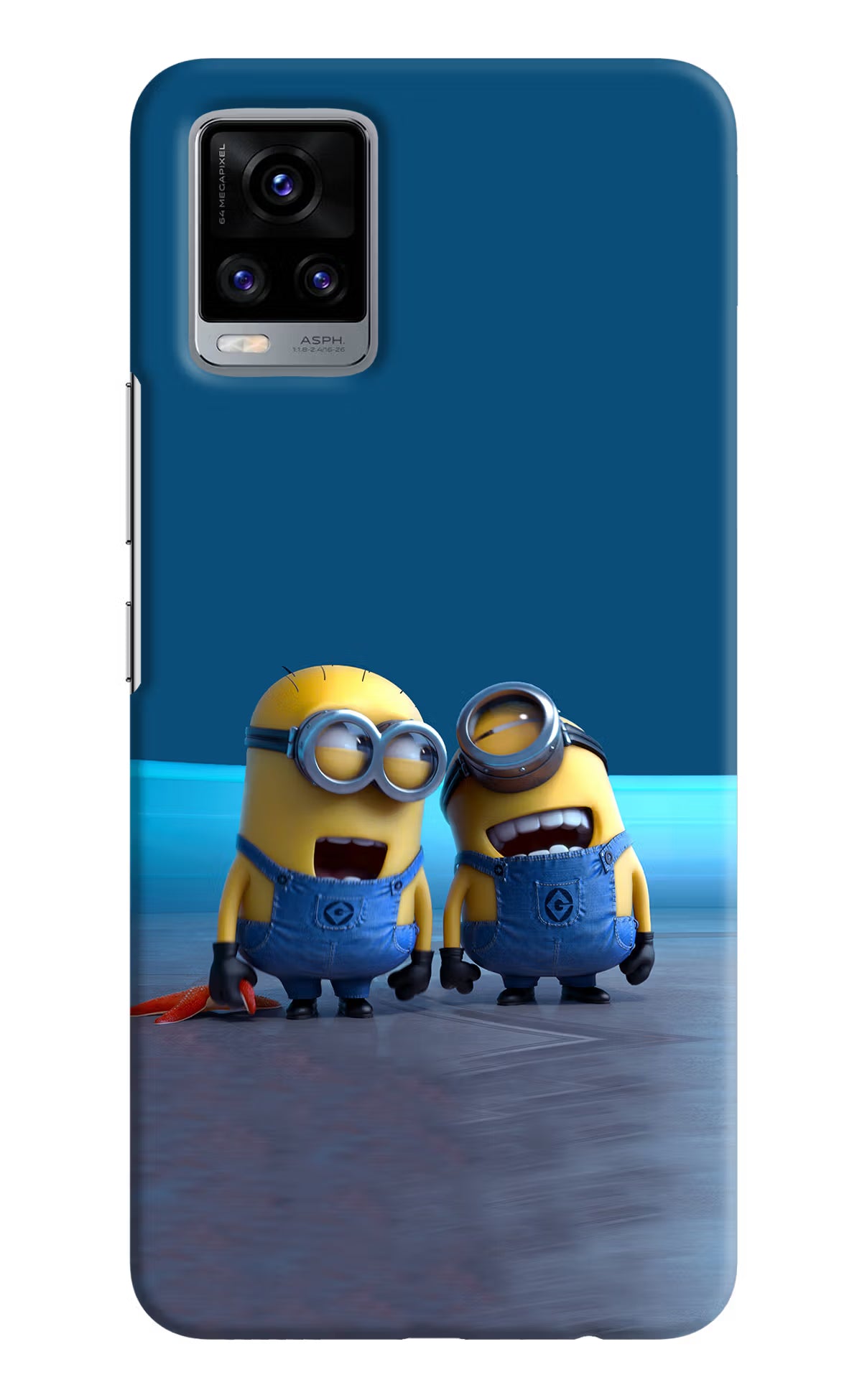 Minion Laughing Vivo V20 Hard Case Back Cover by Casekaro