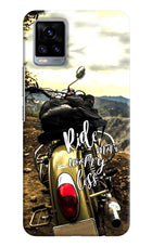 Ride More Worry Less Vivo V20 Hard Case Back Cover by Casekaro