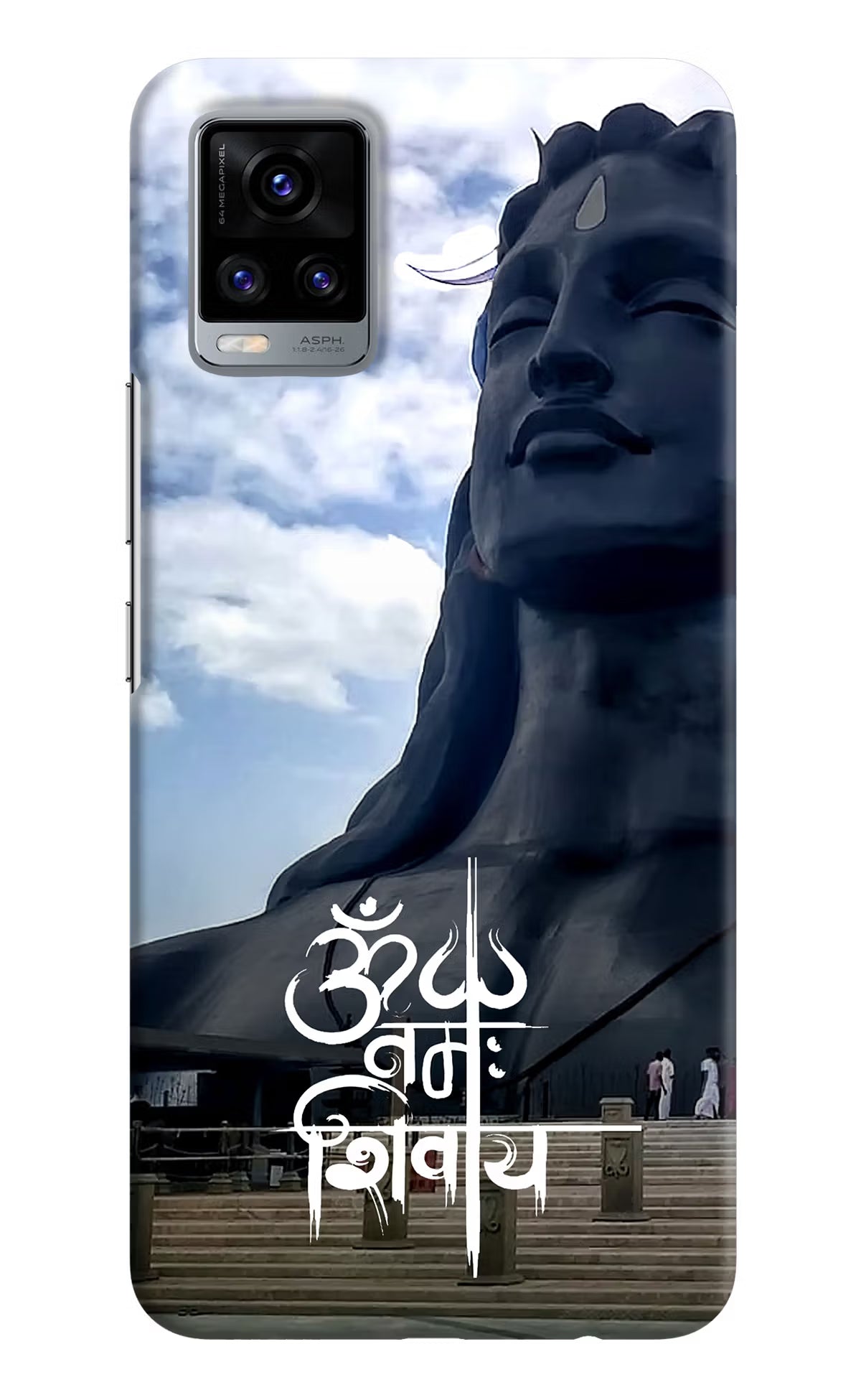 Om Namah Shivay Vivo V20 Hard Case Back Cover by Casekaro