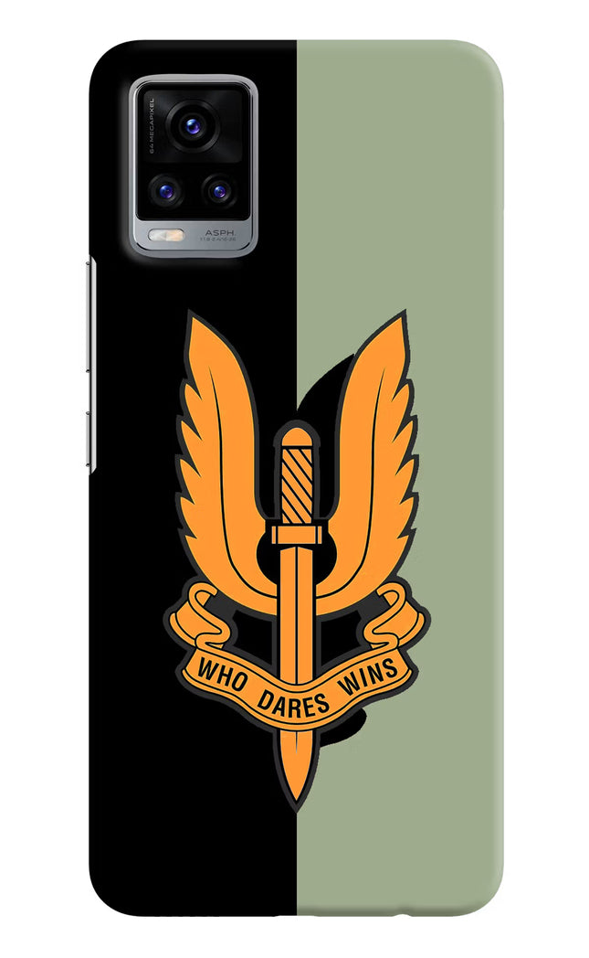Balidan Logo Vivo V20 Hard Case Back Cover by Casekaro