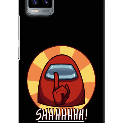 Among Us Shhh! Vivo V20 Hard Case Back Cover by Casekaro