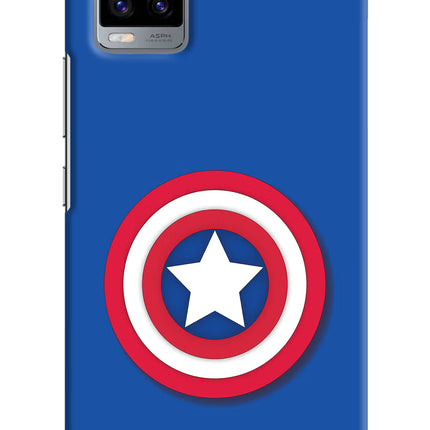 Shield Vivo V20 Hard Case Back Cover by Casekaro