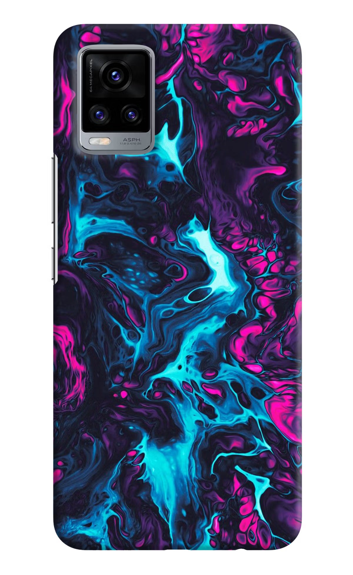 Abstract Vivo V20 Hard Case Back Cover by Casekaro