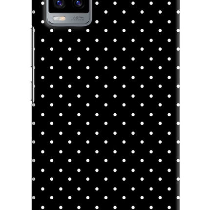 White Dots Vivo V20 Hard Case Back Cover by Casekaro