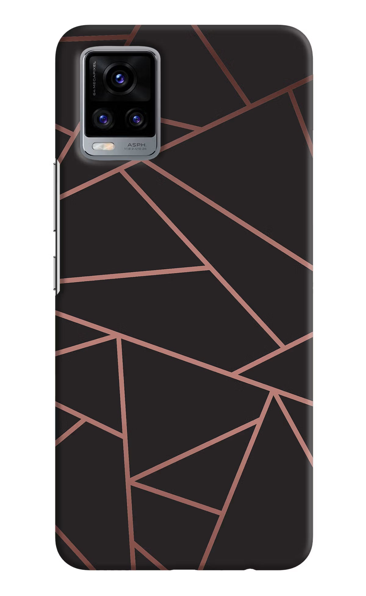 Geometric Pattern Vivo V20 Hard Case Back Cover by Casekaro