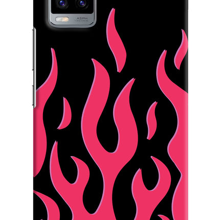 Fire Flames Vivo V20 Hard Case Back Cover by Casekaro