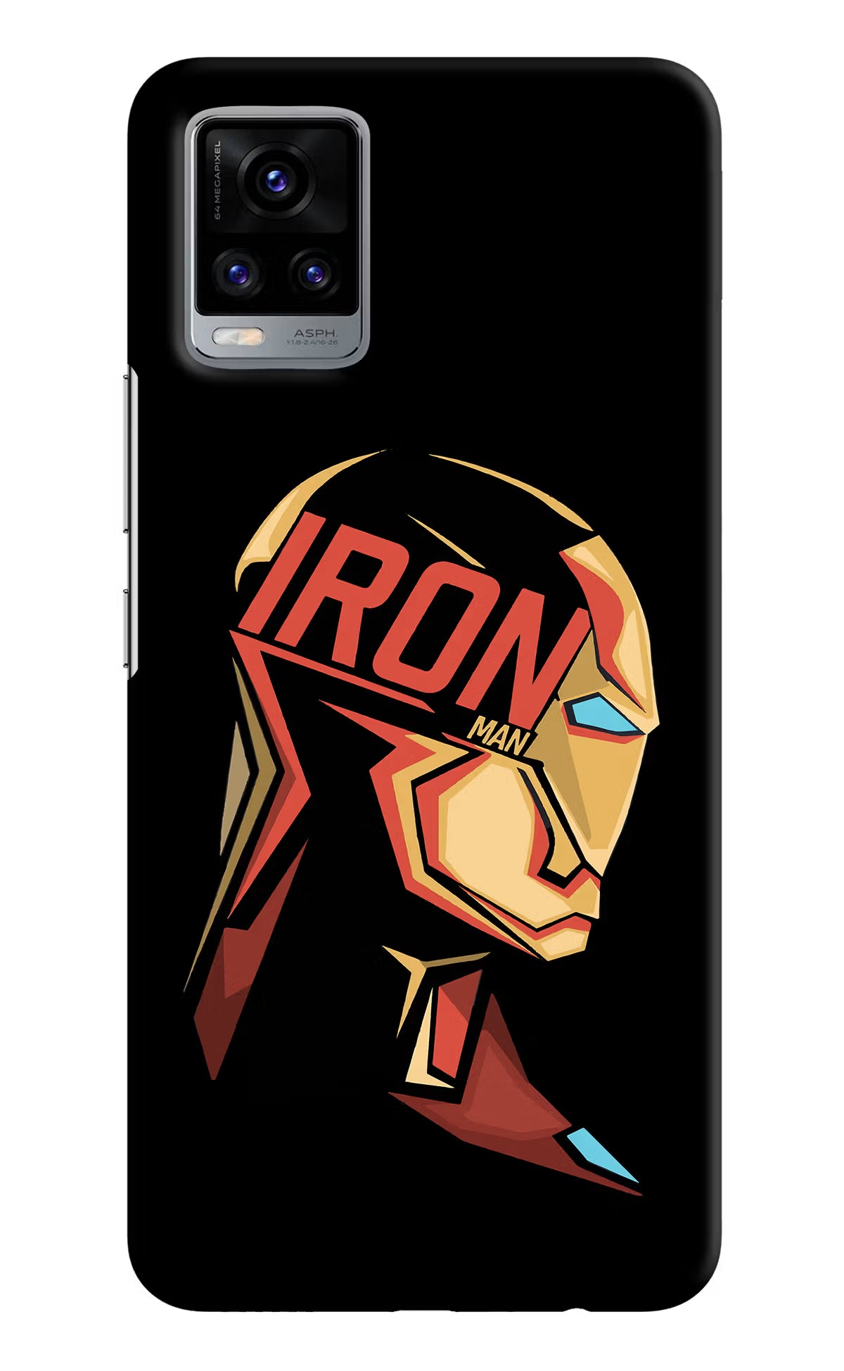 IronMan Vivo V20 Hard Case Back Cover by Casekaro