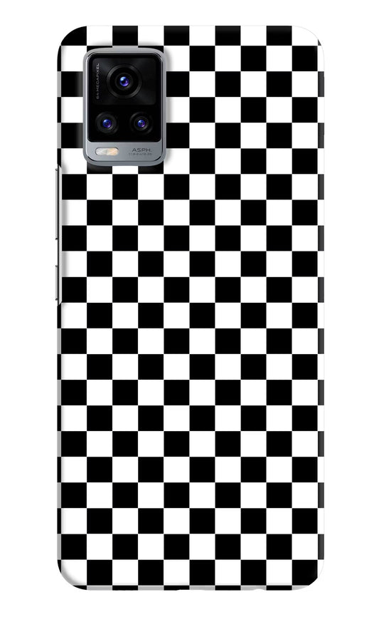 Chess Board Vivo V20 Hard Case Back Cover by Casekaro