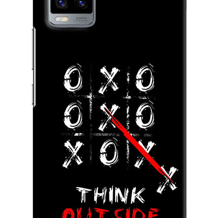 Think out of the BOX Vivo V20 Hard Case Back Cover by Casekaro