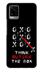 Think out of the BOX Vivo V20 Hard Case Back Cover by Casekaro