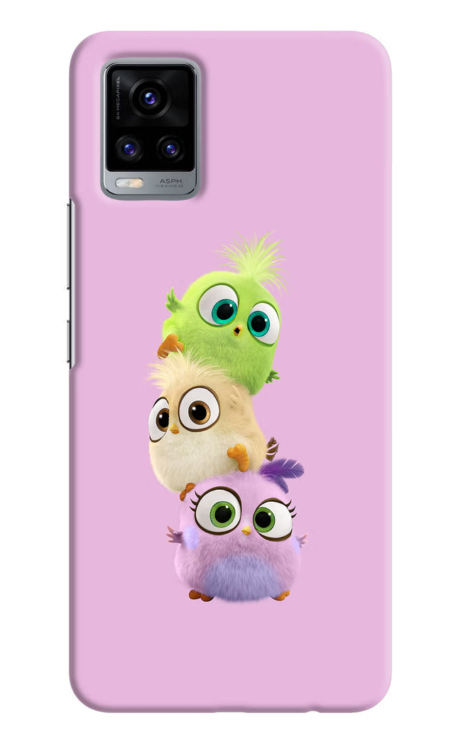 Cute Little Birds Vivo V20 Hard Case Back Cover by Casekaro