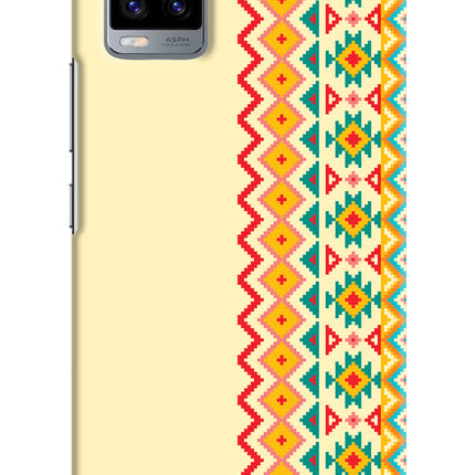 Ethnic Seamless Vivo V20 Hard Case Back Cover by Casekaro