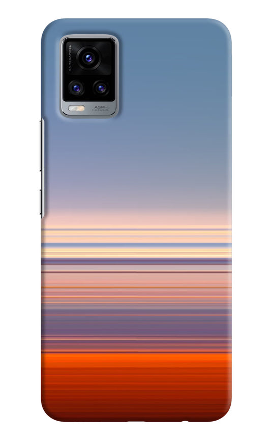 Morning Colors Vivo V20 Hard Case Back Cover by Casekaro