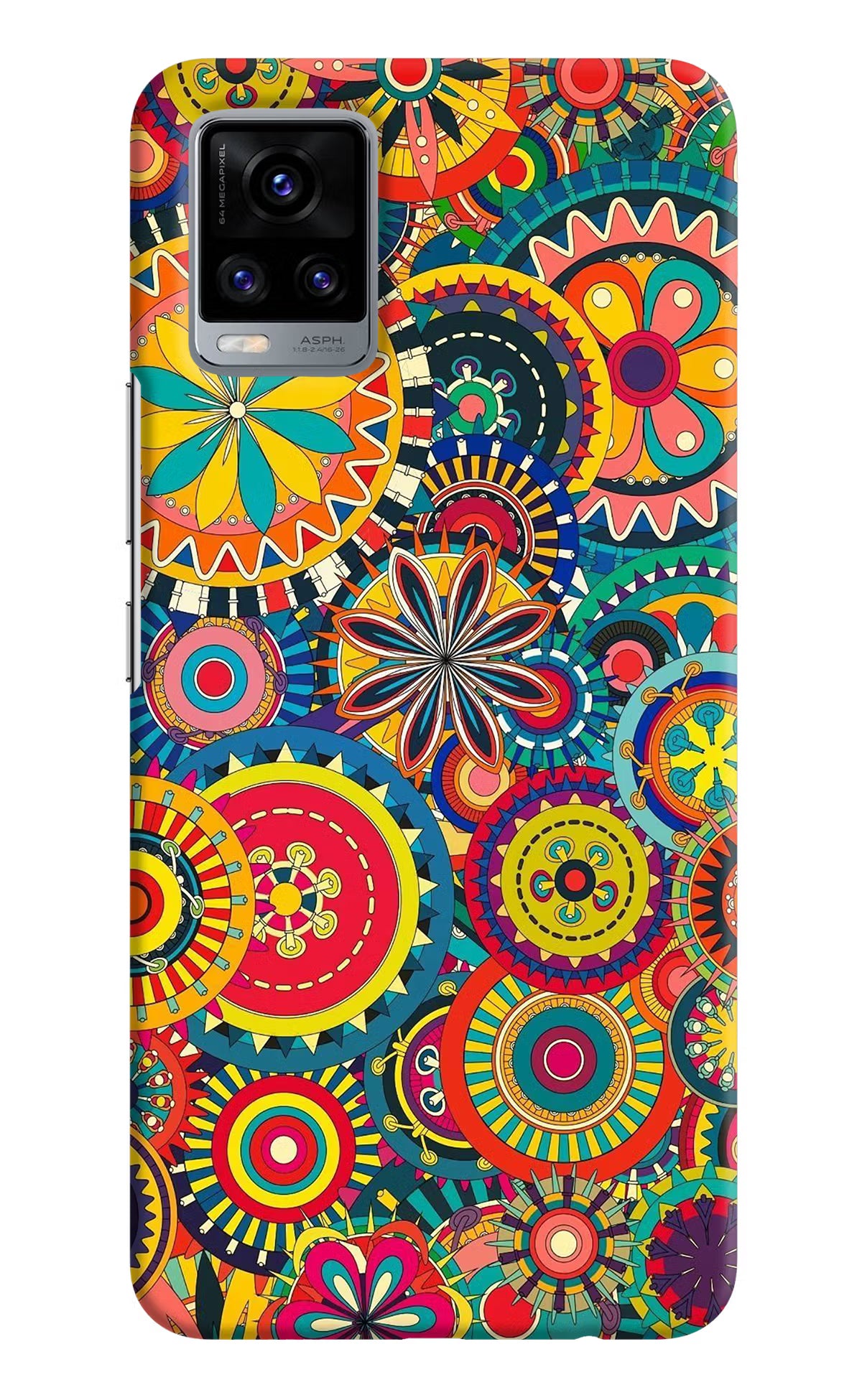 Gol Gol Art Vivo V20 Hard Case Back Cover by Casekaro
