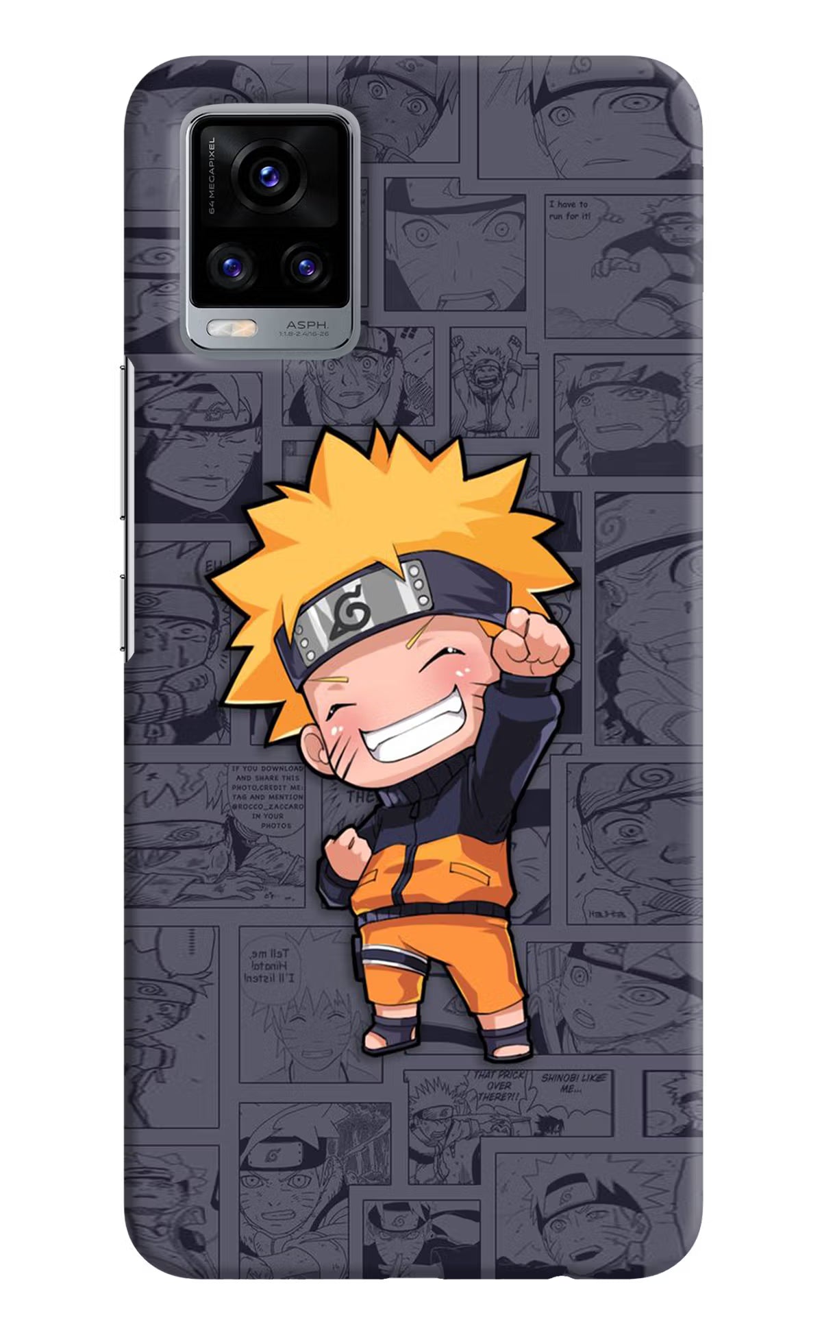 Chota Naruto Vivo V20 Hard Case Back Cover by Casekaro