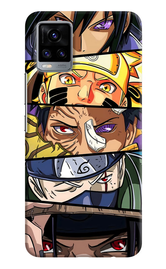 Naruto Character Vivo V20 Hard Case Back Cover by Casekaro